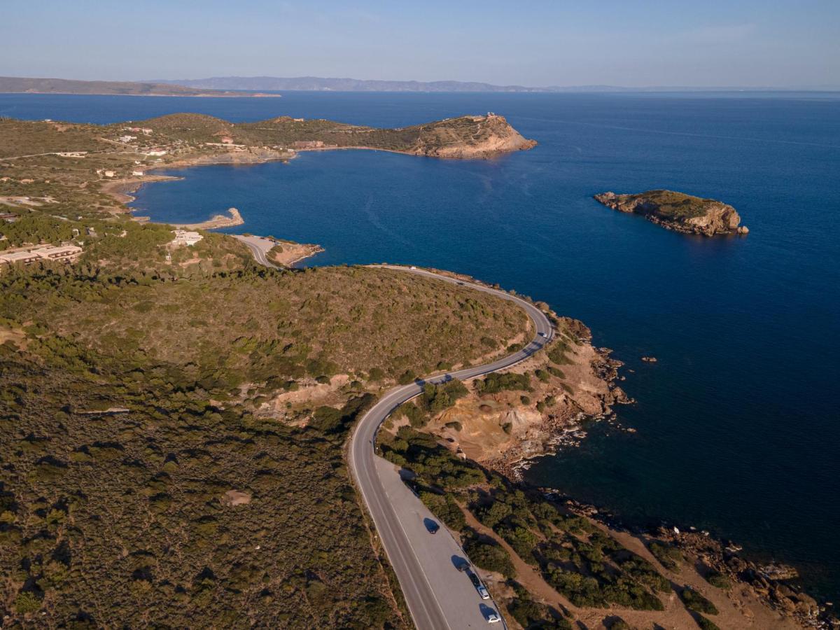 Sounio Black Villa Sounion Esterno foto